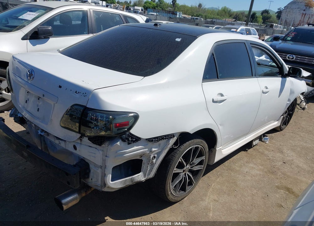 2009 TOYOTA COROLLA S VIN: 1NXBU40E99Z126374