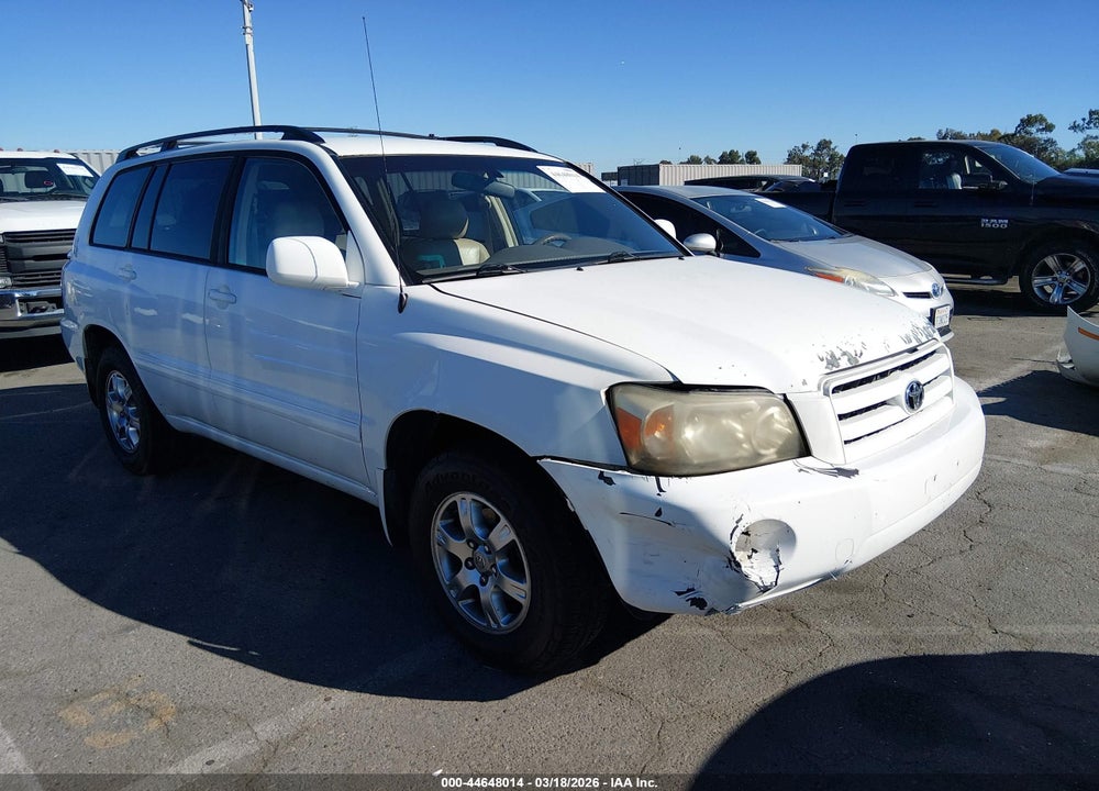2006 TOYOTA HIGHLANDER V6 VIN: JTEGP21A360099205