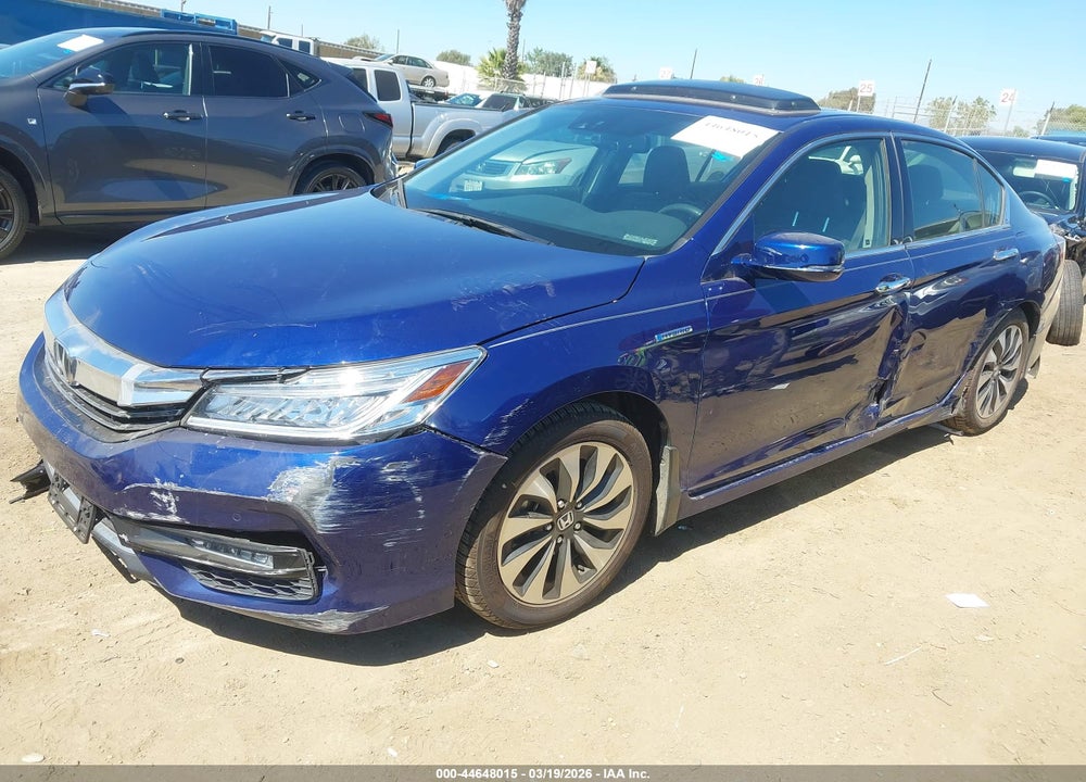 2017 HONDA ACCORD HYBRID TOURING VIN: JHMCR6F72HC025713