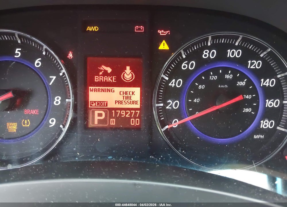 2011 INFINITI FX35 VIN: JN8AS1MW6BM734127