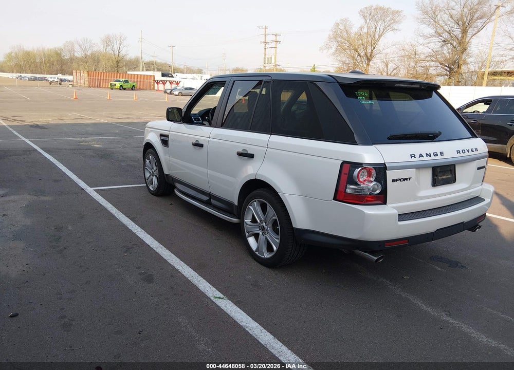 2012 LAND ROVER RANGE ROVER SPORT HSE VIN: SALSK2D40CA732342