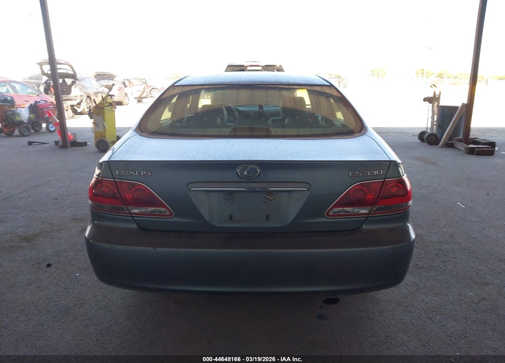 2006 LEXUS ES 330 VIN: JTHBA30G165163836
