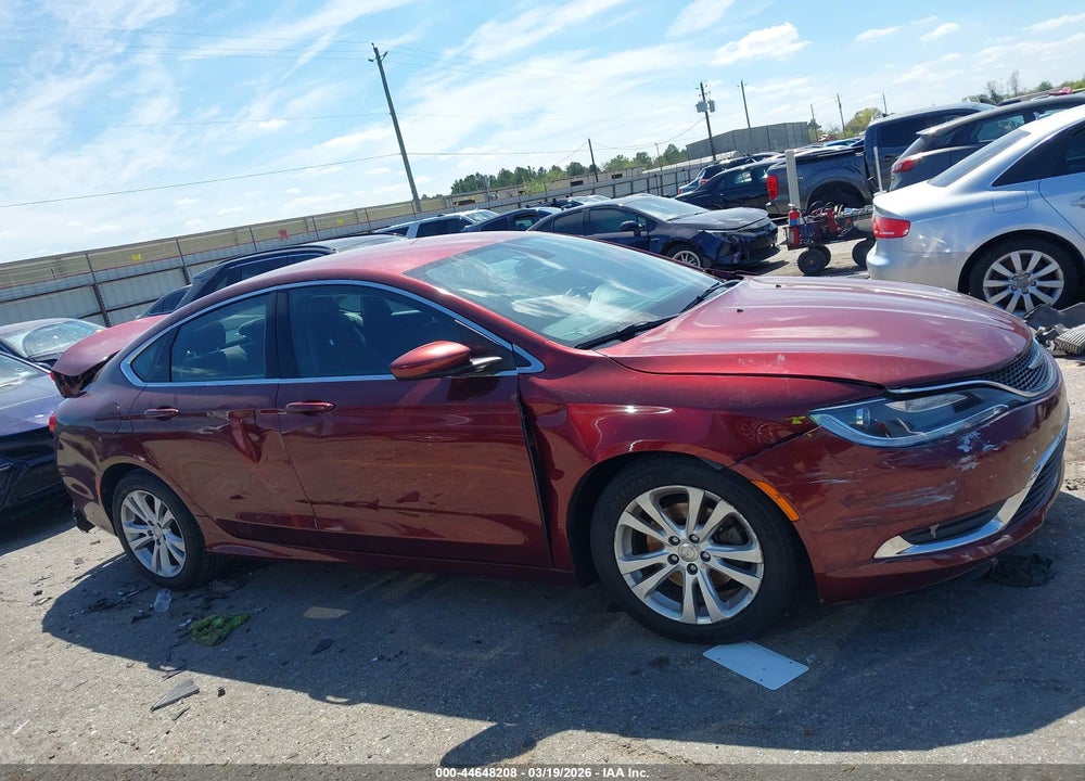 2015 CHRYSLER 200 LIMITED VIN: 1C3CCCAB5FN752718