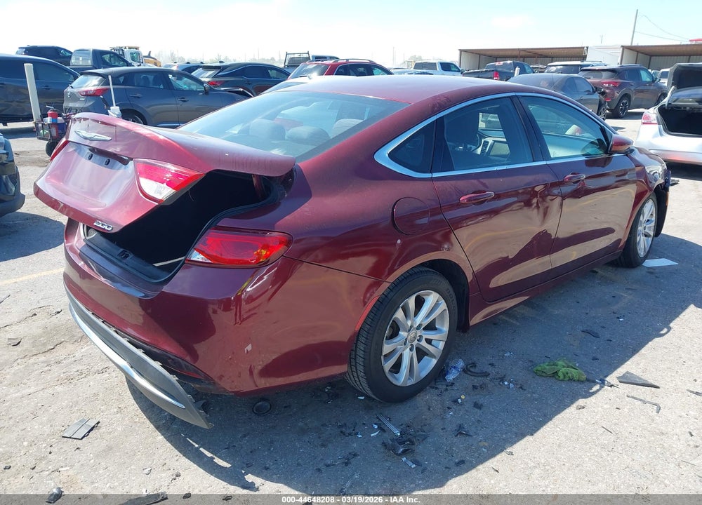 2015 CHRYSLER 200 LIMITED VIN: 1C3CCCAB5FN752718