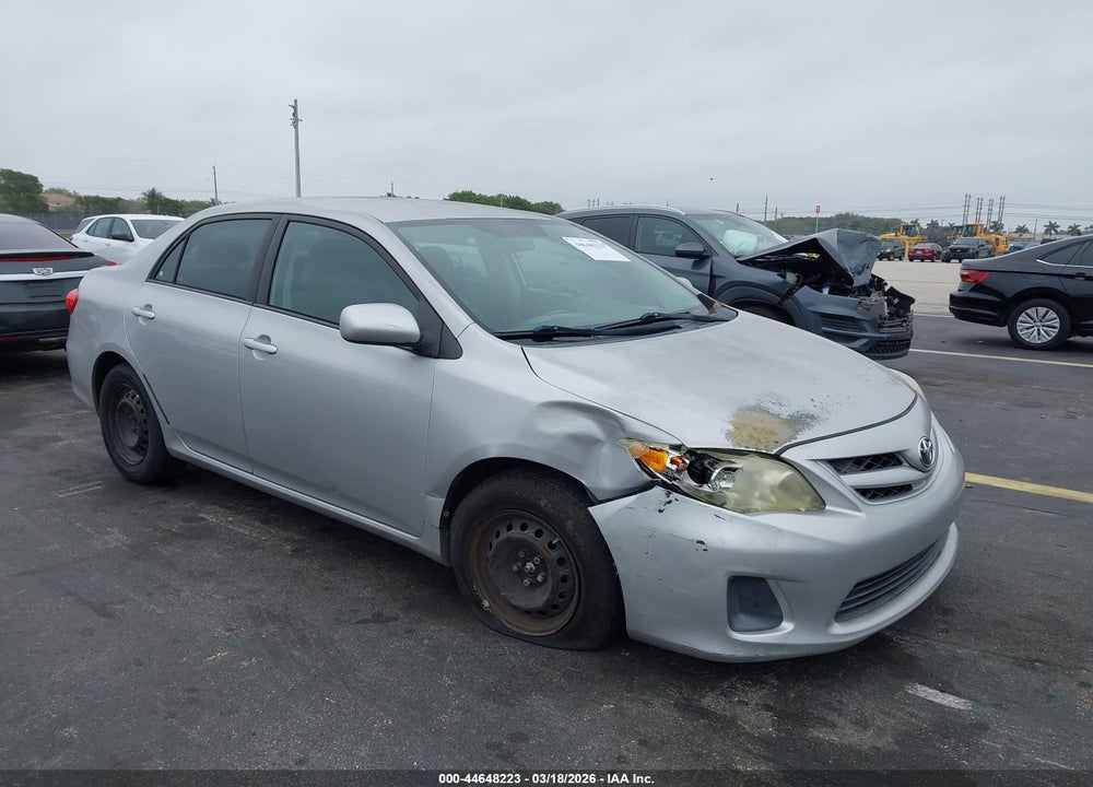 2011 TOYOTA COROLLA LE VIN: 2T1BU4EE7BC584527
