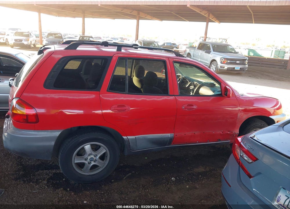 2004 HYUNDAI SANTA FE GLS VIN: KM8SC13D44U634555