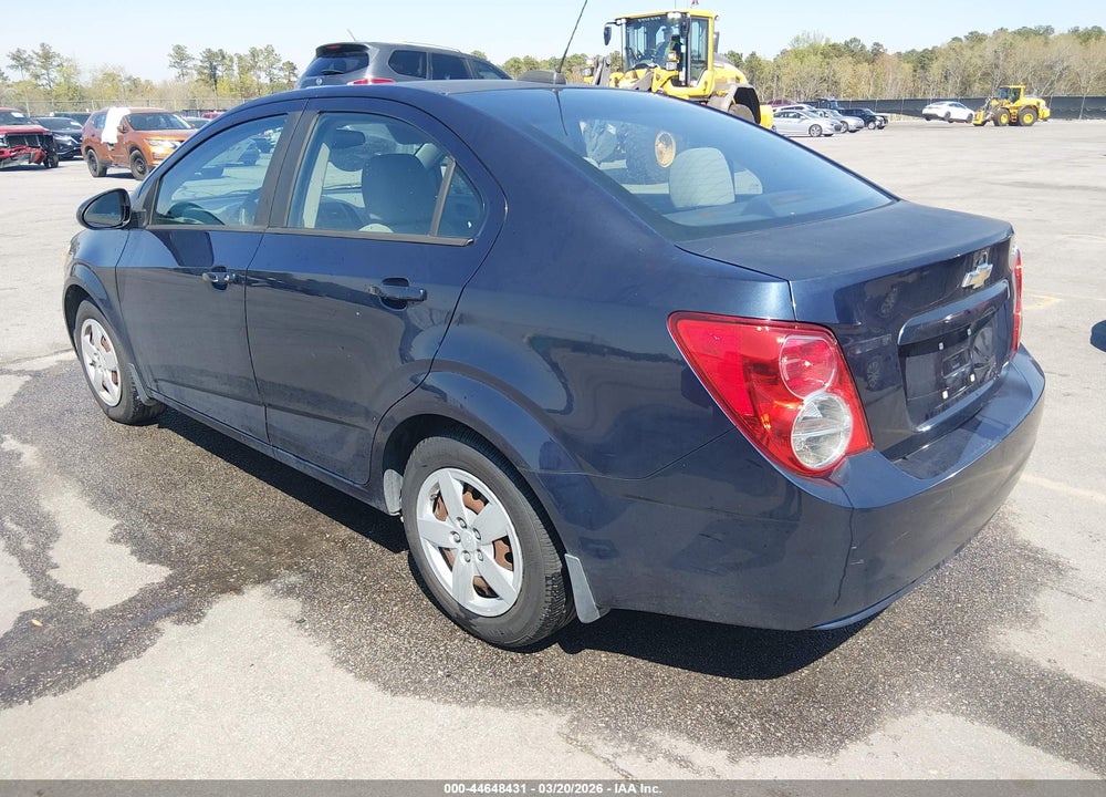 2016 CHEVROLET SONIC LS AUTO VIN: 1G1JA5SH0G4180139