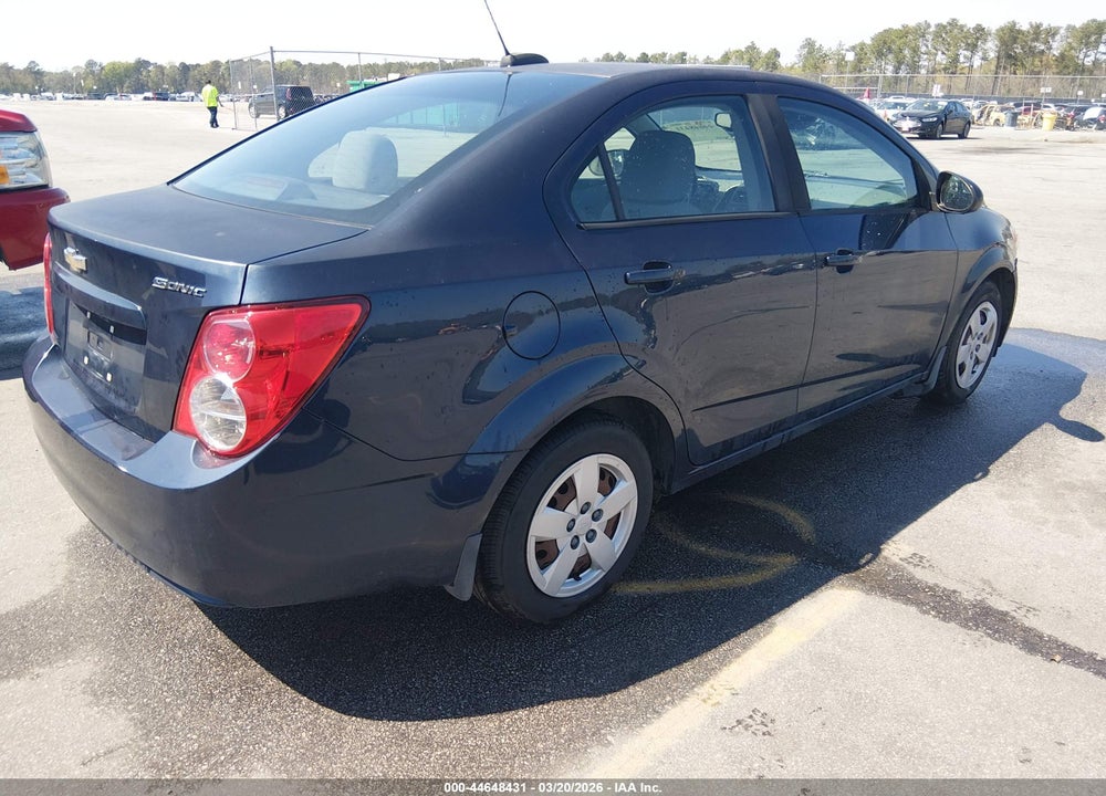 2016 CHEVROLET SONIC LS AUTO VIN: 1G1JA5SH0G4180139