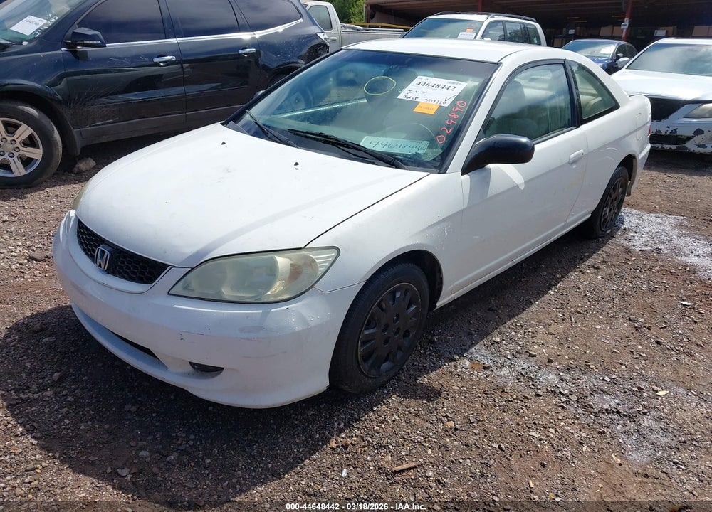2004 HONDA CIVIC LX VIN: 1HGEM22594L029890