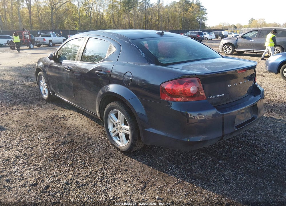 2012 DODGE AVENGER SXT VIN: 1C3CDZCB0CN313175