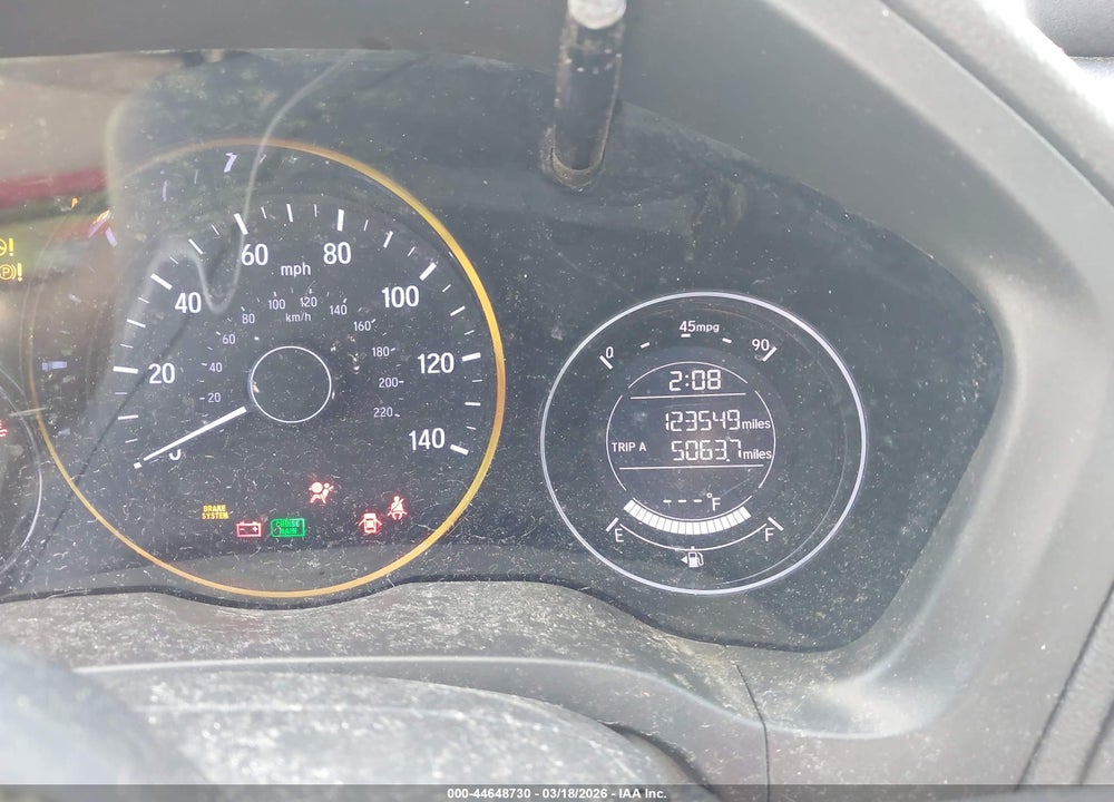 2019 HONDA HR-V LX VIN: 3CZRU6H38KG706929