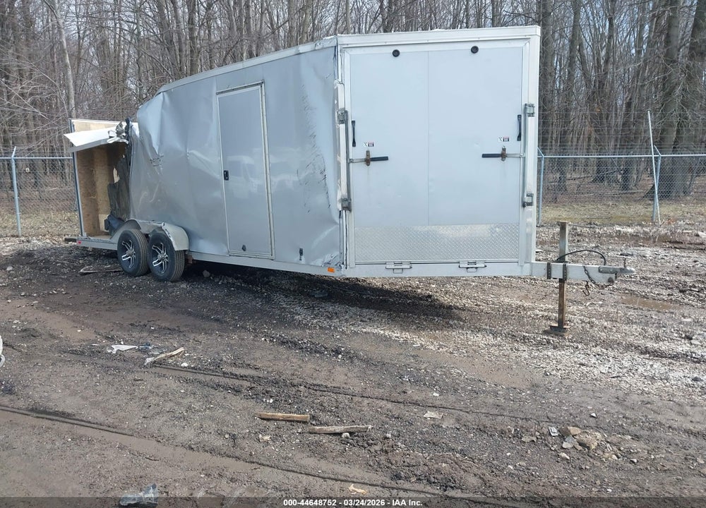 2017 SH DISTRIBUTING INC. SNOWMOBILE ALM AVS2570T7 ENCLOSED TRAILER VIN: 590242823H0003920