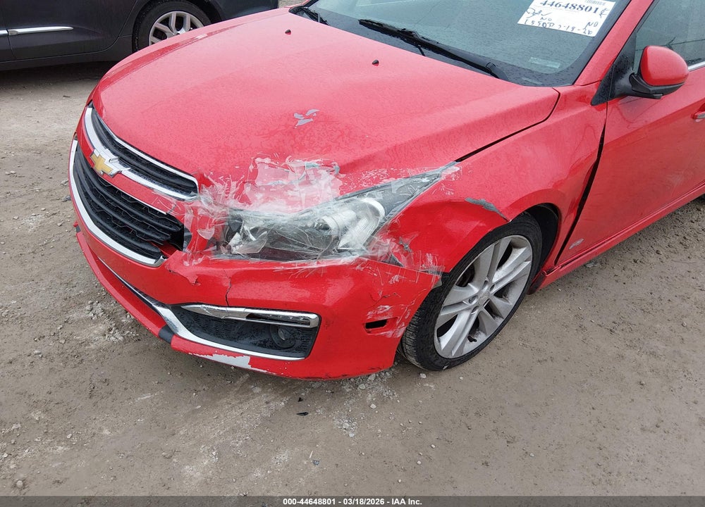 2015 CHEVROLET CRUZE LTZ VIN: 1G1PG5SB0F7206613