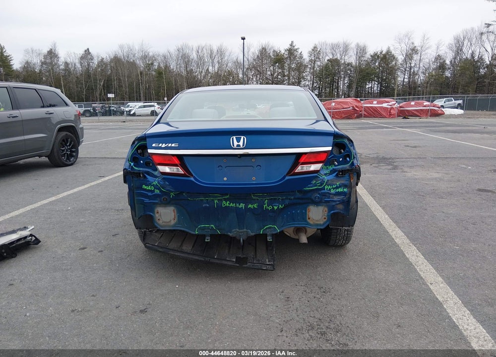 2015 HONDA CIVIC LX VIN: 19XFB2F55FE246089