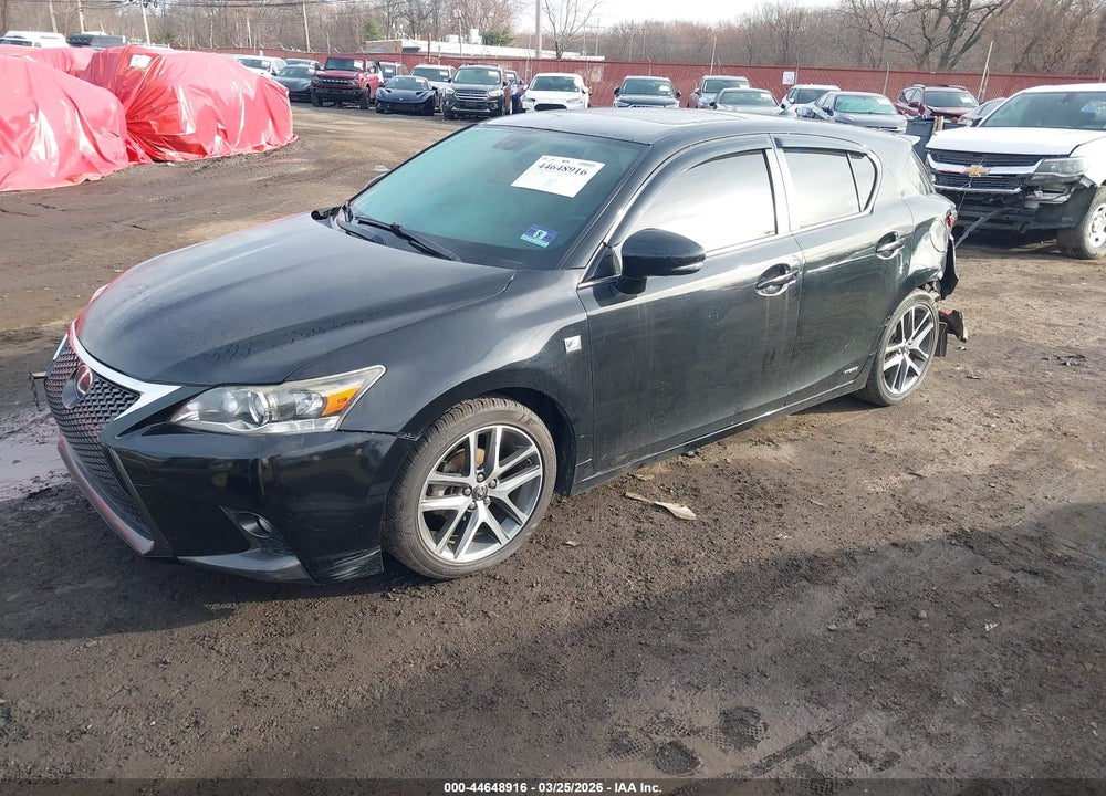 2015 LEXUS CT 200H VIN: JTHKD5BH1F2221132