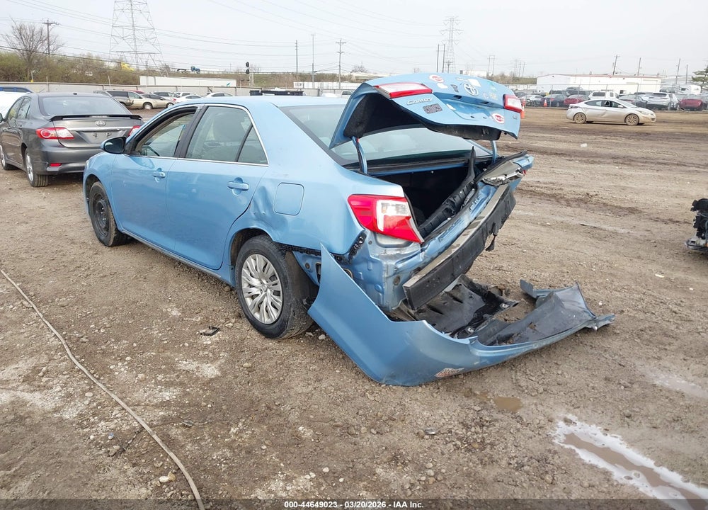 2012 TOYOTA CAMRY LE VIN: 4T4BF1FK9CR188411