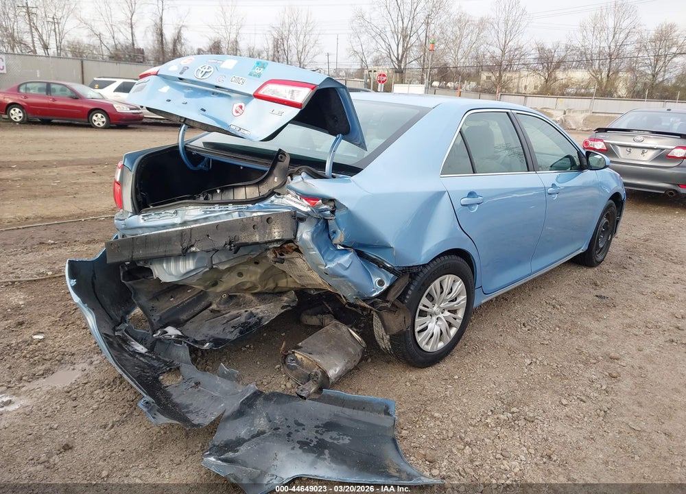 2012 TOYOTA CAMRY LE VIN: 4T4BF1FK9CR188411
