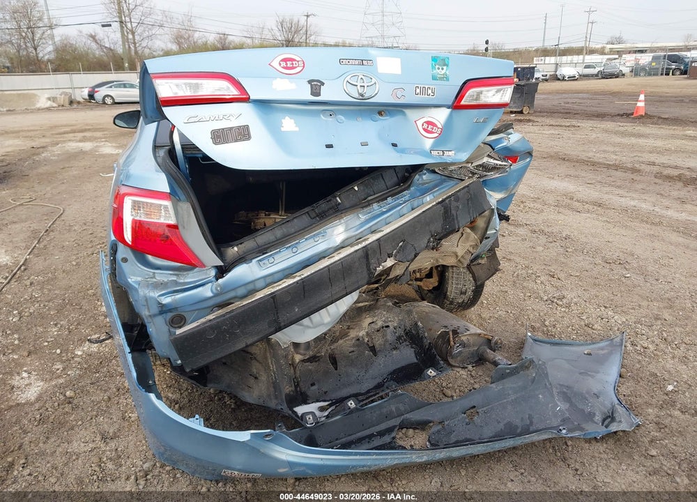 2012 TOYOTA CAMRY LE VIN: 4T4BF1FK9CR188411