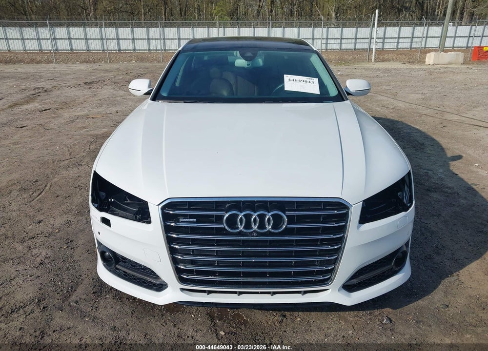 2016 AUDI A8 L 4.0T SPORT VIN: WAU43AFDXGN019951