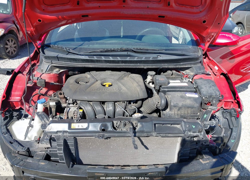 2013 HYUNDAI ELANTRA GS VIN: KMHDH6AE8DU005741