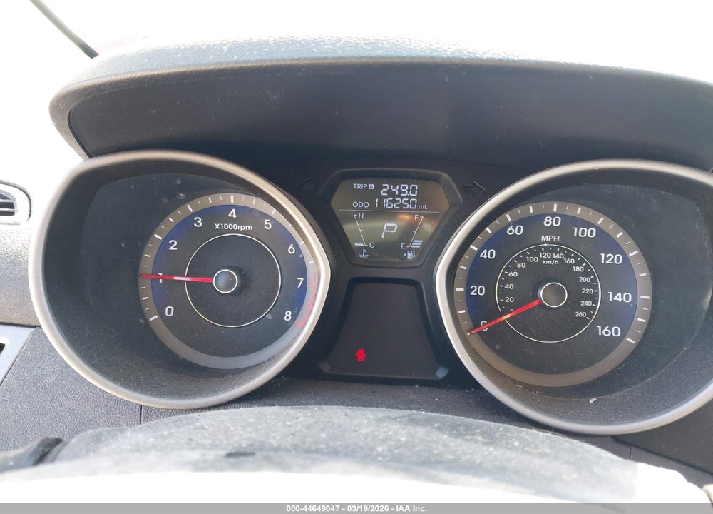 2013 HYUNDAI ELANTRA GS VIN: KMHDH6AE8DU005741