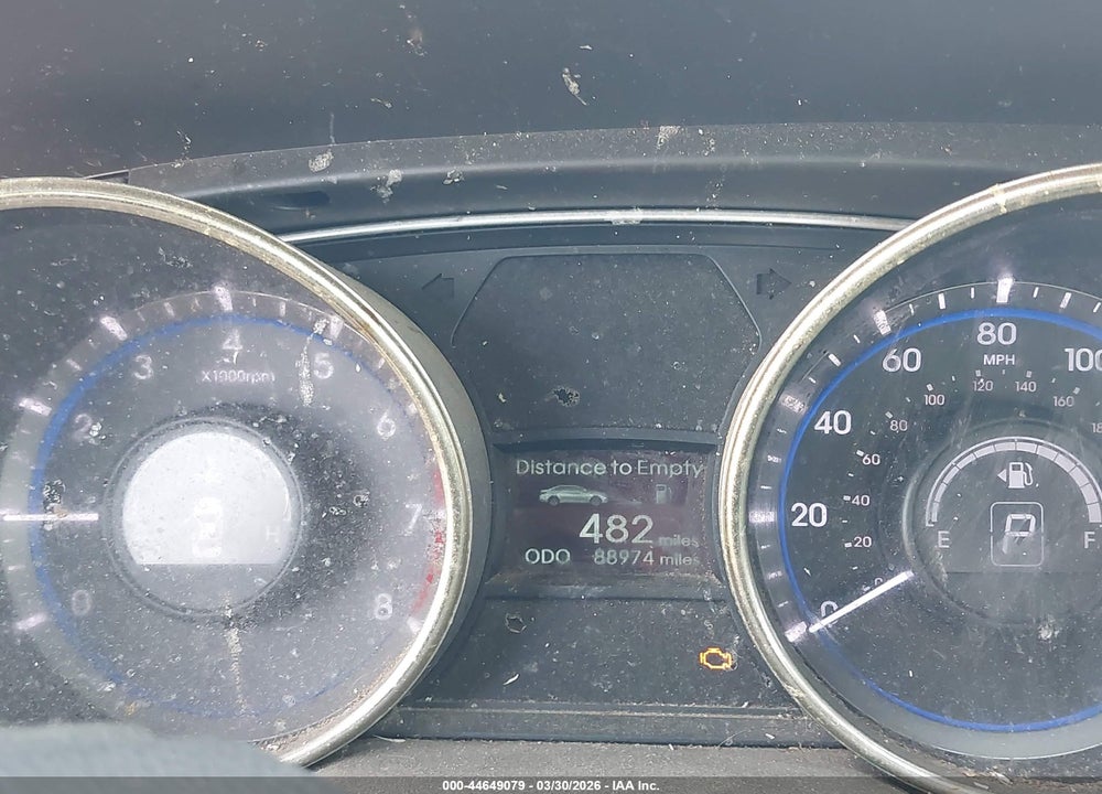 2012 HYUNDAI SONATA GLS VIN: 5NPEB4AC9CH500567