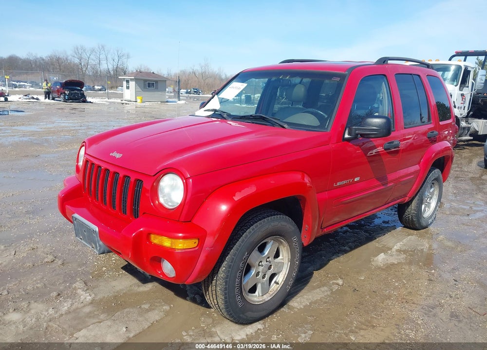 2002 JEEP LIBERTY LIMITED EDITION VIN: 1J4GL58K12W255629