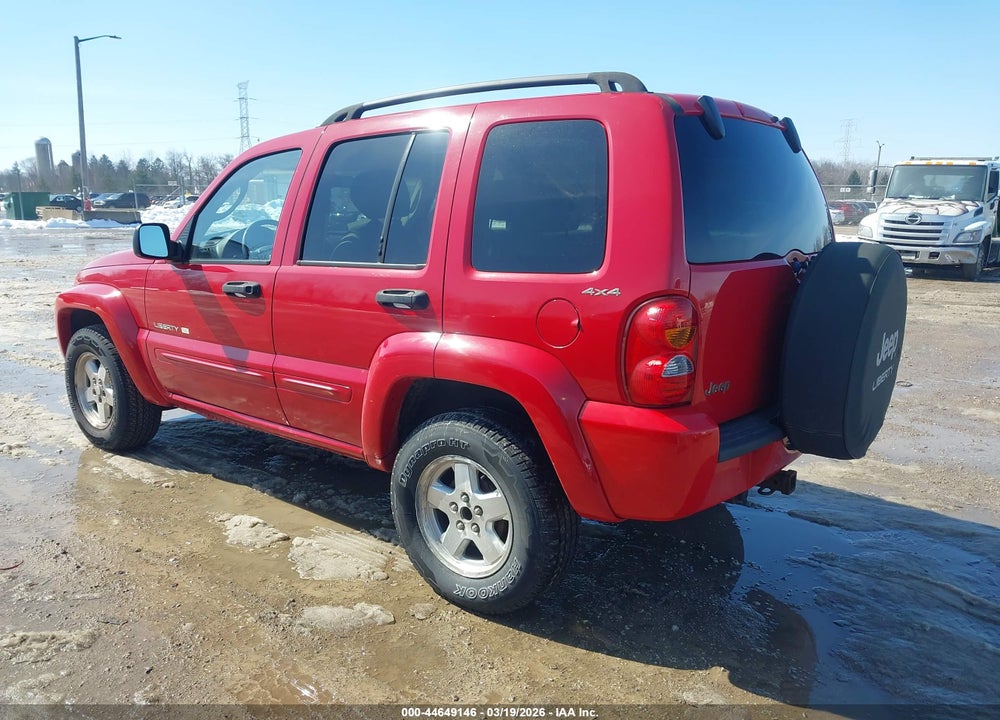2002 JEEP LIBERTY LIMITED EDITION VIN: 1J4GL58K12W255629