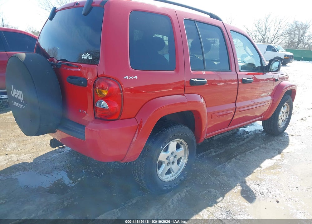 2002 JEEP LIBERTY LIMITED EDITION VIN: 1J4GL58K12W255629