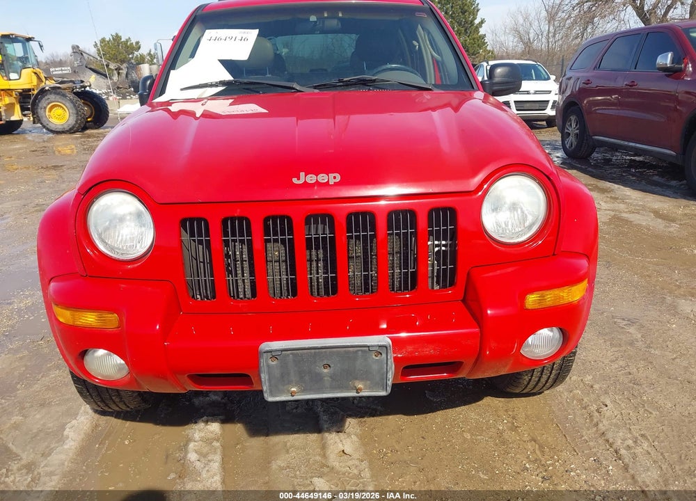 2002 JEEP LIBERTY LIMITED EDITION VIN: 1J4GL58K12W255629