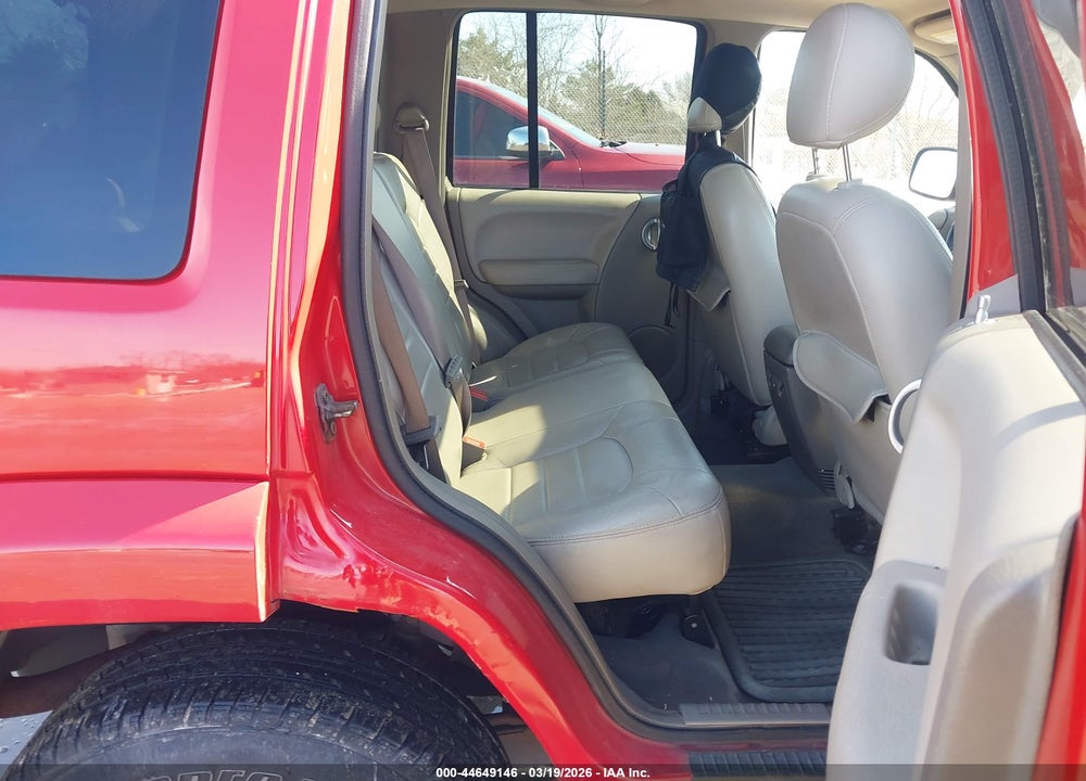 2002 JEEP LIBERTY LIMITED EDITION VIN: 1J4GL58K12W255629
