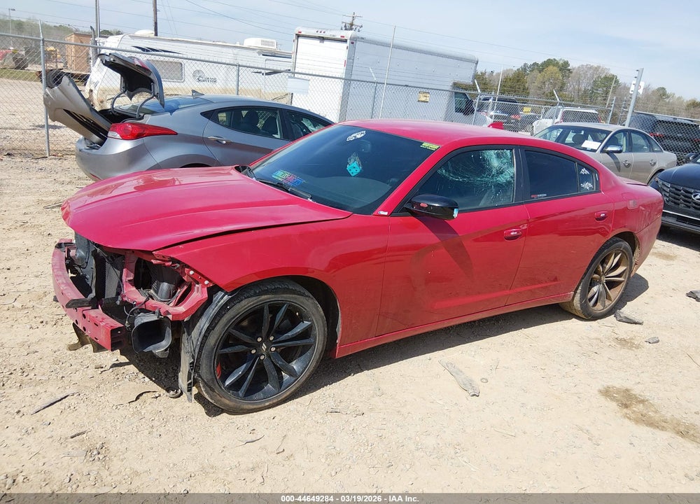 2017 DODGE CHARGER SXT RWD VIN: 2C3CDXHG8HH515822