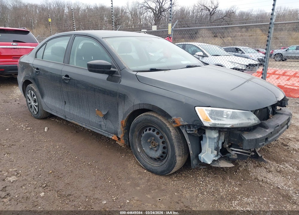 2012 VOLKSWAGEN JETTA 2.0L S VIN: 3VW2K7AJXCM359809