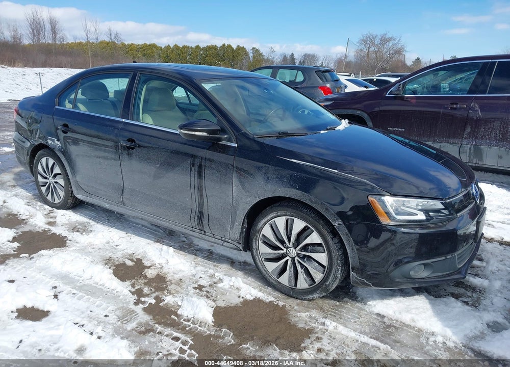 2014 VOLKSWAGEN JETTA SEDAN HYBRID SEL PREMIUM VIN: 3VW637AJ0EM303587