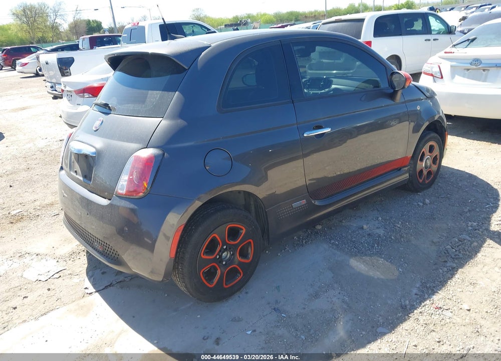 2016 FIAT 500E BATTERY ELECTRIC VIN: 3C3CFFGE3GT221724