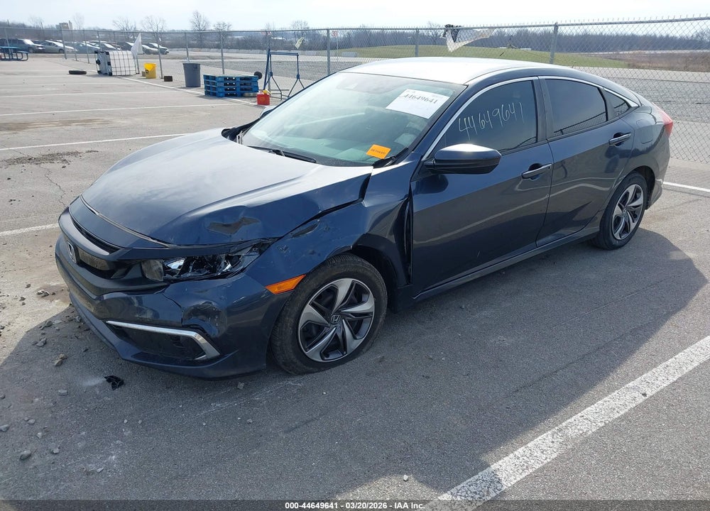 2020 HONDA CIVIC LX VIN: 19XFC2F67LE029077