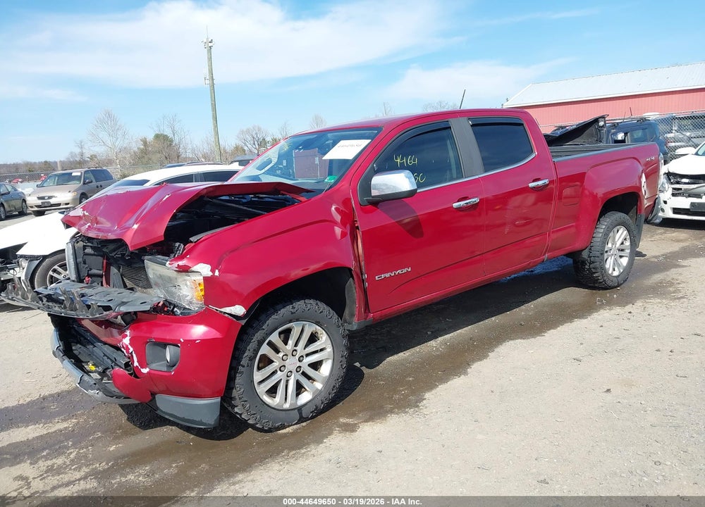 2016 GMC CANYON VIN: 1GTG6DE35G1376267