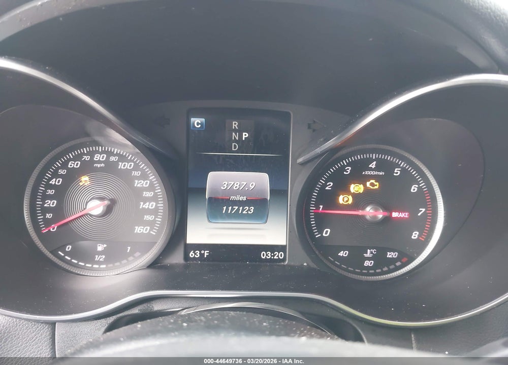 2017 MERCEDES-BENZ GLC 300 4MATIC VIN: WDC0G4KB5HF142784