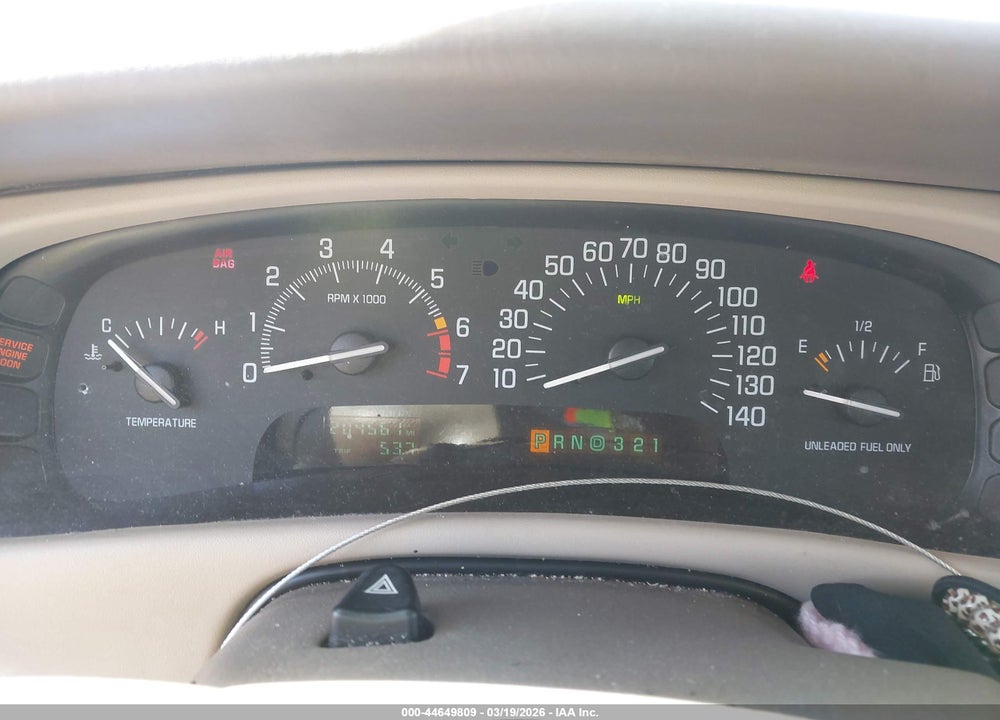 2003 BUICK PARK AVENUE VIN: 1G4CW54K434171881