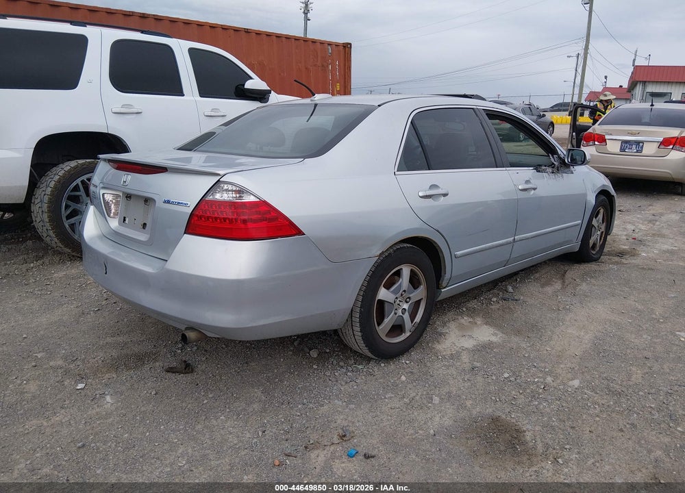 2007 HONDA ACCORD HYBRID VIN: JHMCN36527C003184