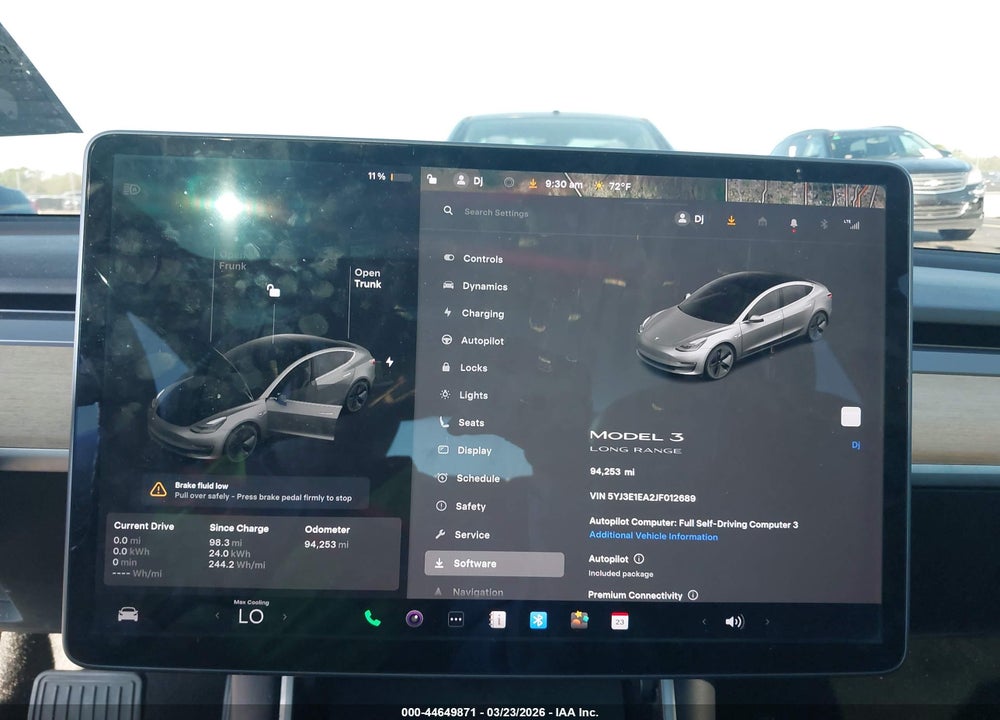 2018 TESLA MODEL 3 VIN: 5YJ3E1EA2JF012689