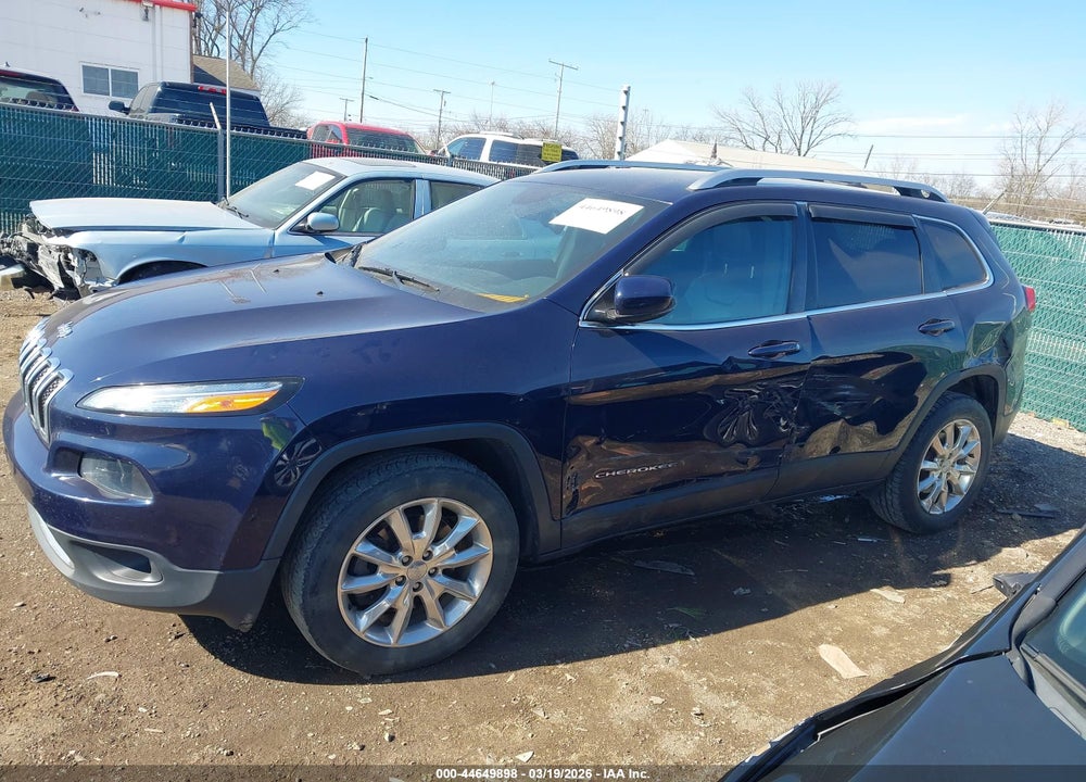 2016 JEEP CHEROKEE LIMITED VIN: 1C4PJMDS6GW326701