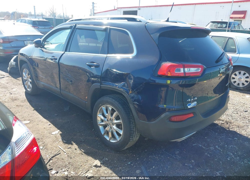 2016 JEEP CHEROKEE LIMITED VIN: 1C4PJMDS6GW326701