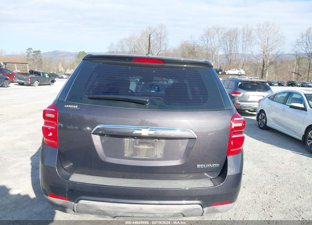 2016 CHEVROLET EQUINOX LS VIN: 2GNALBEK8G6271060