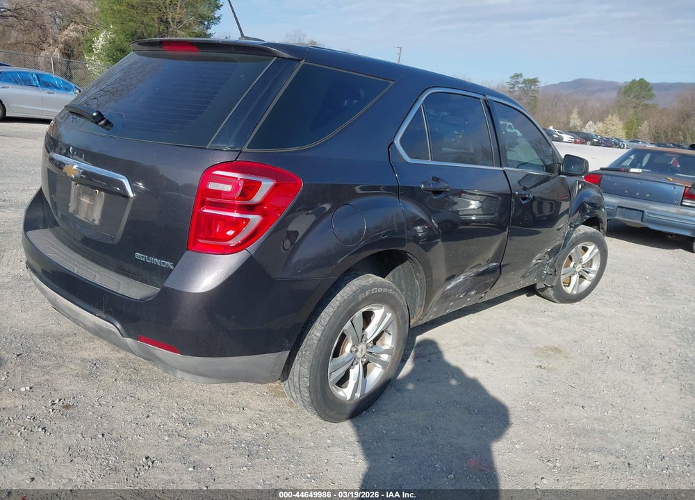 2016 CHEVROLET EQUINOX LS VIN: 2GNALBEK8G6271060