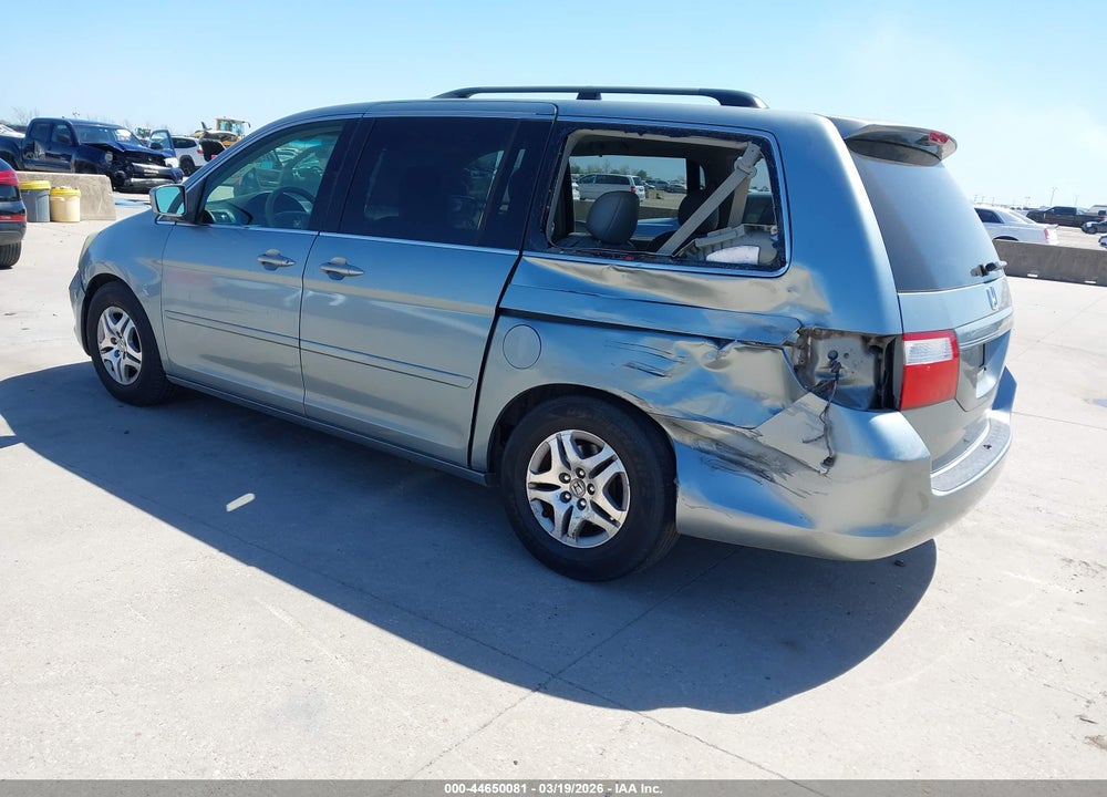 2005 HONDA ODYSSEY EX-L VIN: 5FNRL38755B082740