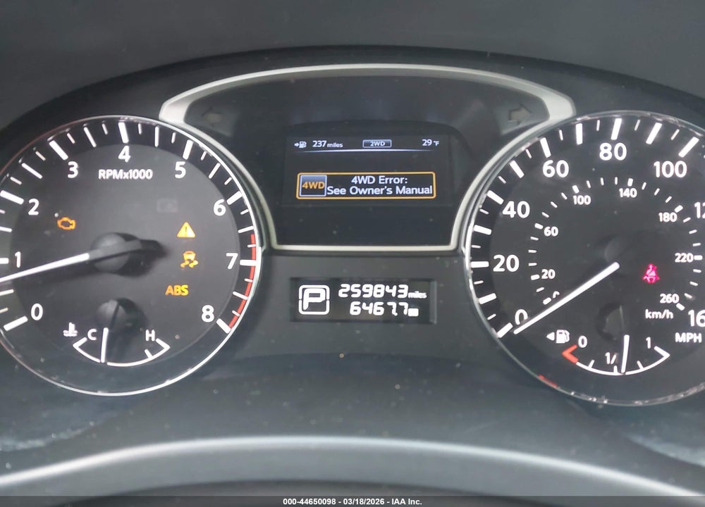 2013 NISSAN PATHFINDER SV VIN: 5N1AR2MM4DC640215