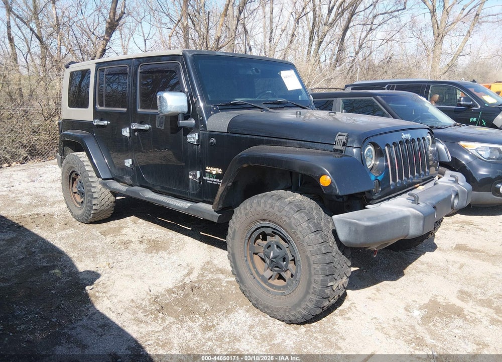 2008 JEEP WRANGLER UNLIMITED SAHARA VIN: 1J4GA59198L581037