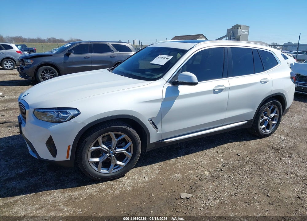 2022 BMW X3 XDRIVE30I VIN: 5UX53DP0XN9K86211