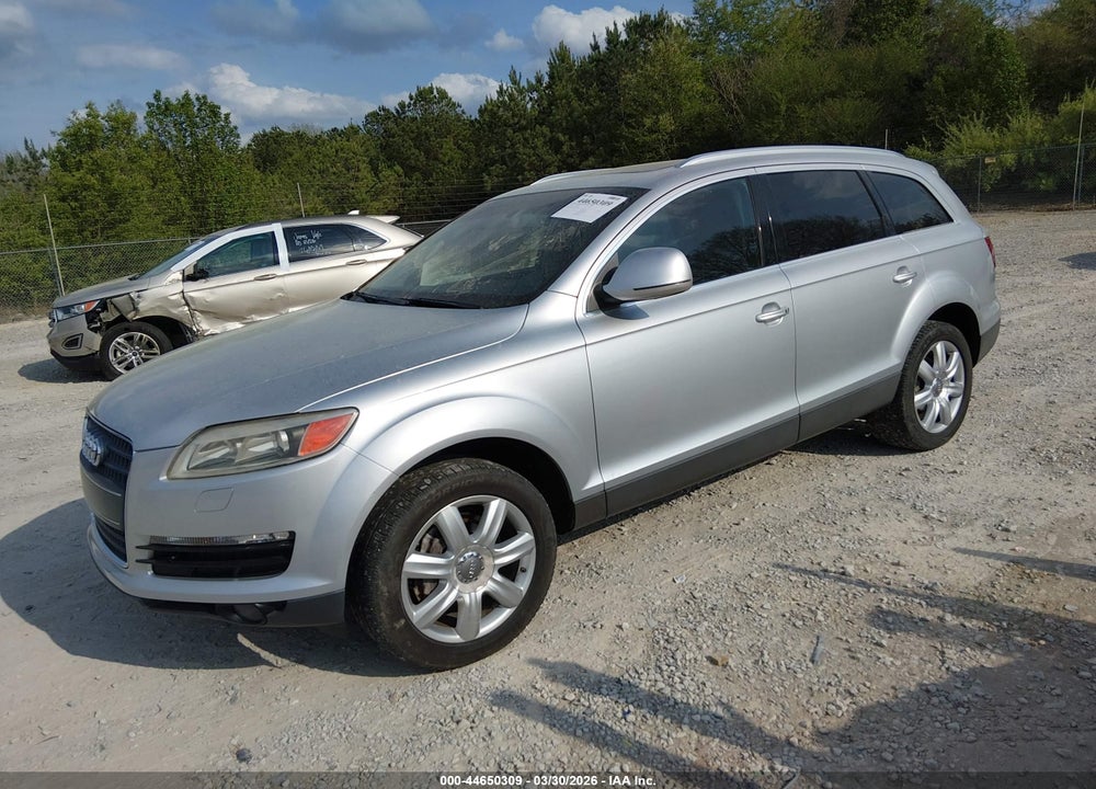 2007 AUDI Q7 3.6 PREMIUM VIN: WA1BY74L37D064528